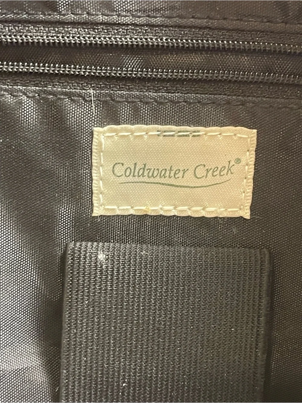 Coldwater Creek Black Interior Organizer Pouch